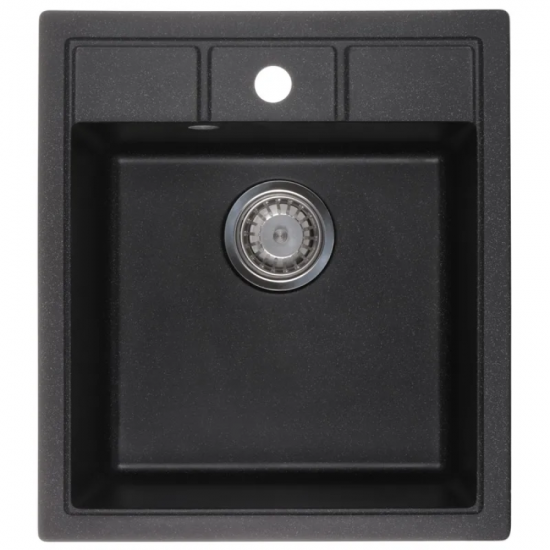 Мойка кухонная Zerix ZS-4651S-03 Черная (ZX4564)