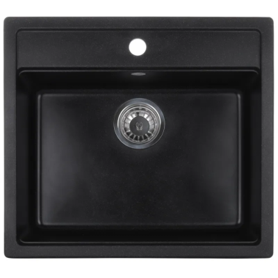 Мойка кухонная Zerix ZS-5751S-03 Чёрная (ZX4596)