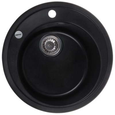 Мойка кухонная Zerix ZS-510R-14 Чёрный металлик (ZX4538)