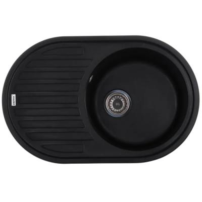 Мойка кухонная Zerix ZS-7750R-14 Чёрный металл (ZX4562)
