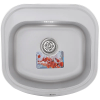 Мийка кухонна Haiba 49x47 (decor) (HB0535)