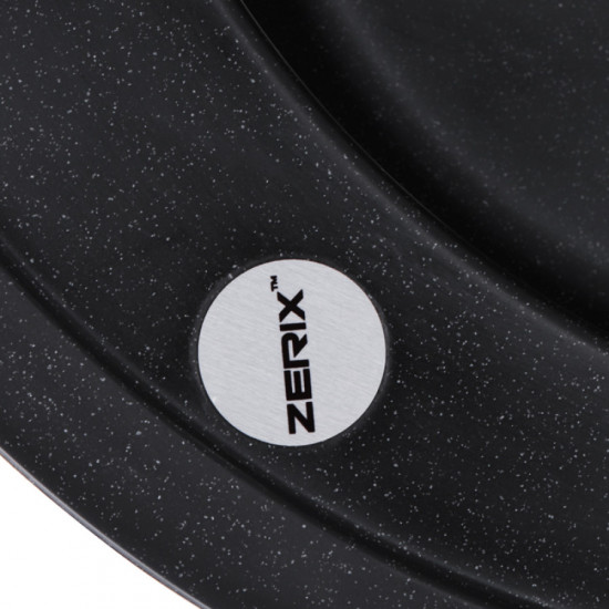 Мойка кухонная Zerix ZS-510R-03 Черная (ZX4532)