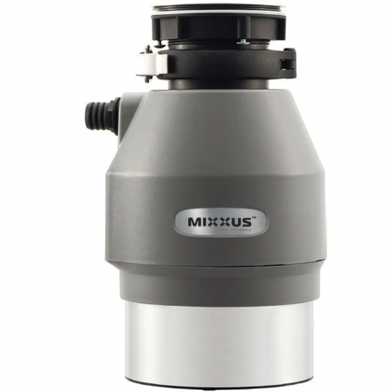 Дробилка пищевых отходов Mixxus GD-04-1 (750Вт, индукционный двигатель) (MX1571)