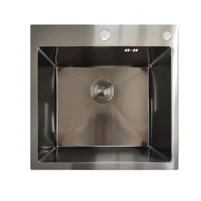 Мийка Mixxus MH5050 Decor Nano-Black з нерж. сталі (колір графіт) (MX1929)