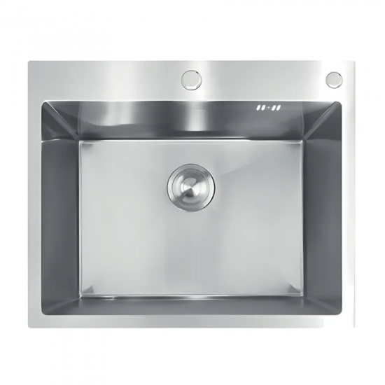 Мойка из нержавеющей стали MIXXUS MH6050 DECOR NANO-SILVER (3.0/0.8) цвет нержавейка (MI7043)
