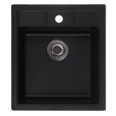 Мойка кухонная Zerix ZS-4651S-14 Черный металл (ZX4570)