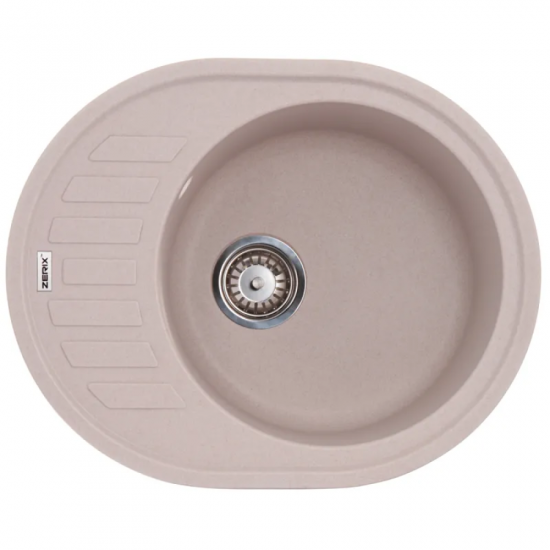 Мойка кухонная Zerix ZS-6250R-06 Бежевый (ZX4549)