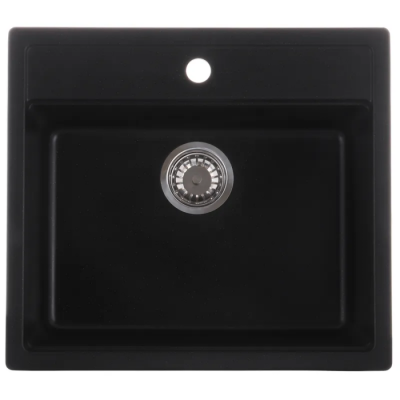 Мойка кухонная ZERIX ZS-5751S-14 Чёрный металл (ZX4602)