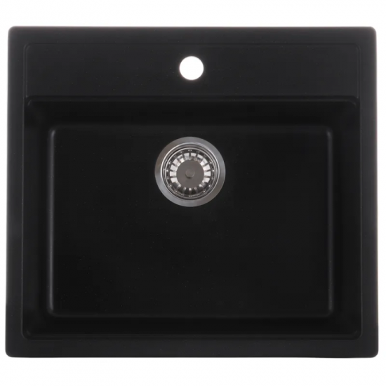 Мойка кухонная ZERIX ZS-5751S-14 Чёрный металл (ZX4602)