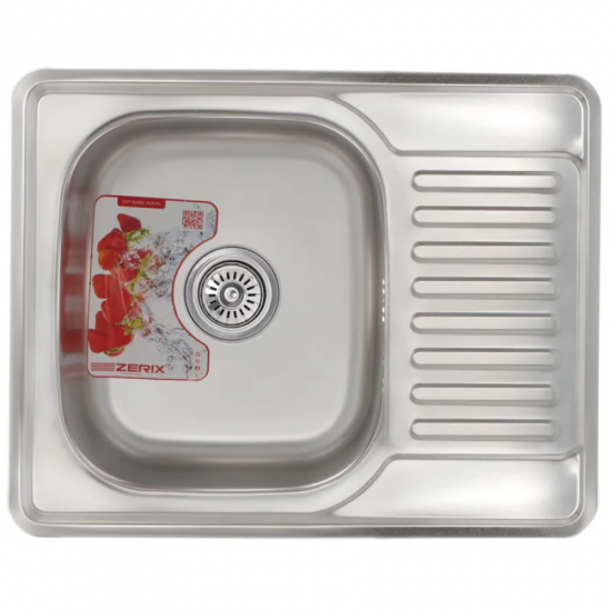 Мойка кухонная ZERIX Z6350-06-160E (satin) (ZM0561)