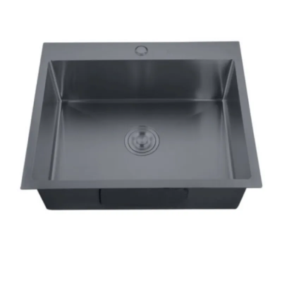 Мойка Zerix ZH5045-215 Nano-Black (3.0/0.8) из нерж. стали (MX1580)