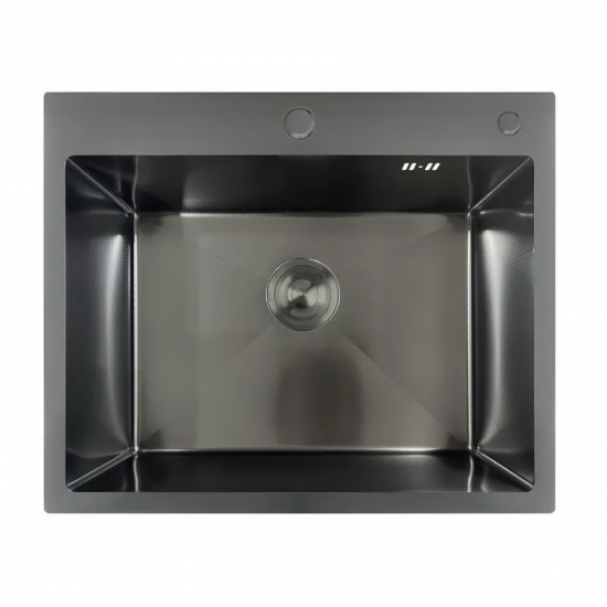 Мойка Mixxus MH6050 Decor Nano-Black из нерж. стали (цвет графит) (MX1934)