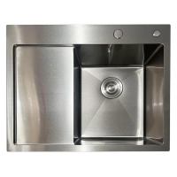 Мойка из нержавеющей стали Mixxus MH6350R Nano-Silver (3.0/0.8) цвет нержавейка (MI7046)