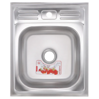 Кухонная мойка накладная Zerix Z5060-04-160E (Satin) (ZX1610)