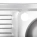 Кухонна мийка накладна Zerix Z8050R-04-160E (Satin) (ZX1615) Кухонна мийка накладна Zerix Z8050R-04-160E (Satin) (ZX1615)