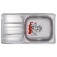 Мойка кухонная Zerix Z7642-08-180MD (micro decor) (ZS0573)