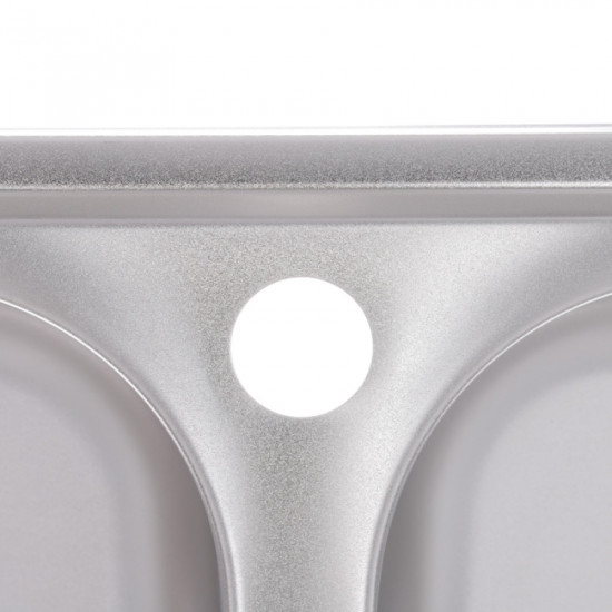 Мойка кухонная Zerix Z7749-08-180E (Satin) (ZM0565)