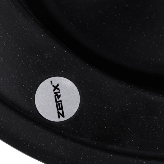 Мойка кухонная Zerix ZS-510R-14 Чёрный металлик (ZX4538)