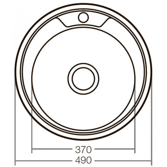 Мийка кухонна Zerix Z490-08-180E (Satin) (ZX1584) Мийка кухонна Zerix Z490-08-180E (Satin) (ZX1584)