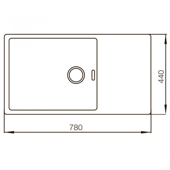 Мойка Mixxus MX7844-200x1.2-PVD-Black (MX0561)