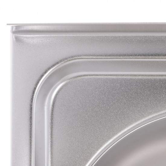 Мойка кухонная ZERIX Z8050D-08-180E (satin) (ZM0569)