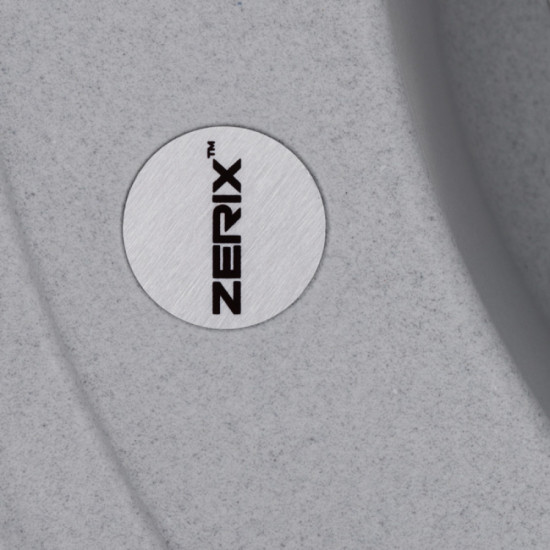 Мойка кухонная Zerix ZS-510R-09 Серая (ZX4535)