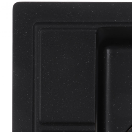 Мойка кухонная Zerix ZS-4651S-14 Черный металл (ZX4570)