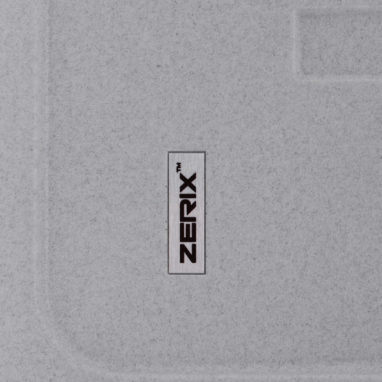 Мийка кухонна Zerix ZS-6243S-09 Сіра (ZX4575)