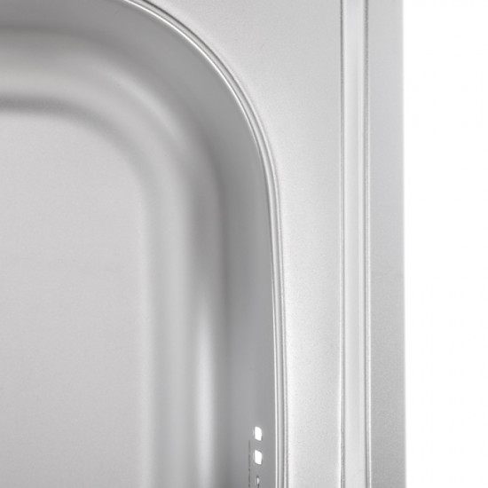 Кухонная мойка накладная Zerix Z5050-06-160E (Satin) (ZX1609) Кухонная мойка накладная Zerix Z5050-06-160E (Satin) (ZX1609)