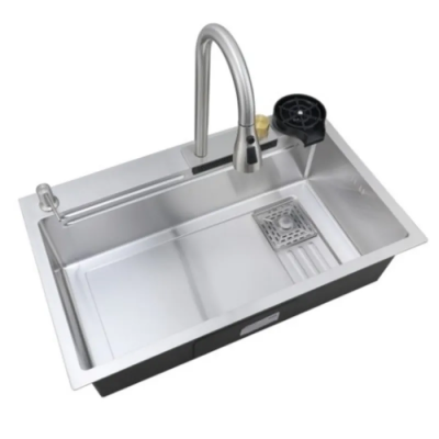Мойка Mixxus Premium MH7545-SET-03.SUS304 с встроенным смесителем (MX1699)