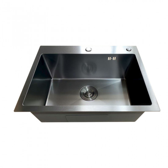 Мойка Mixxus MH5843 Micro Decor Black (3.0/0.8) из нерж. стали (цвет черный) (MI8219)