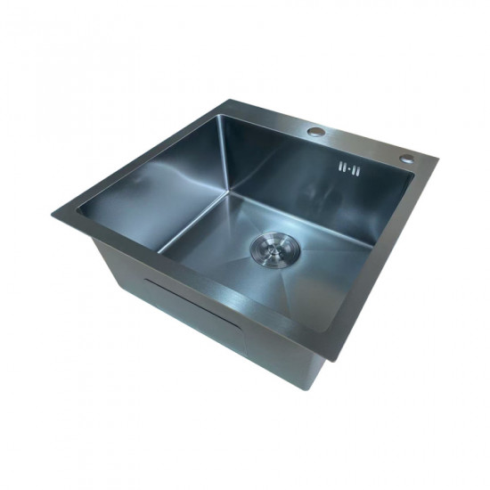 Мойка Mixxus MH5050 Micro Decor Graphite (3.0/0.8) из нерж. стали (цвет графит) (MI8213)