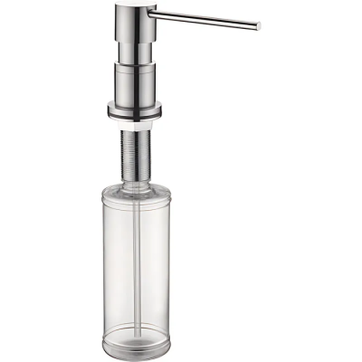 Дозатор для рідкого мила врізний KOER SDB-01-02 колір нерж.сталі (300 мл) (KR5625)