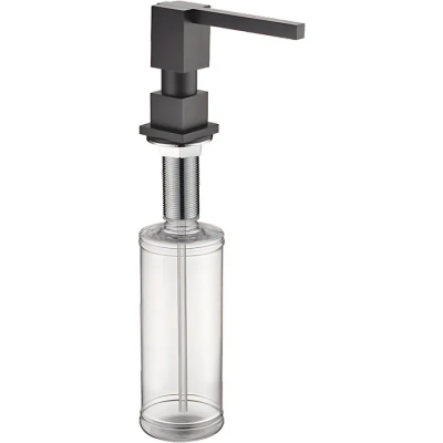 Дозатор для рідкого мила врізний KOER SDB-02-05 колір чорний (300 мл) (KR5630)