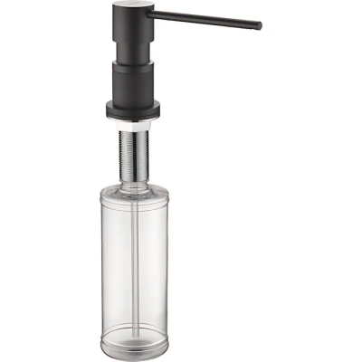 Дозатор для рідкого мила врізний KOER SDB-01-05 колір чорний (300 мл) (KR5626)