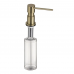Дозатор для рідкого мила врізний KOER SDB-01-12 колір матове золото (300 мл) (KR5628)