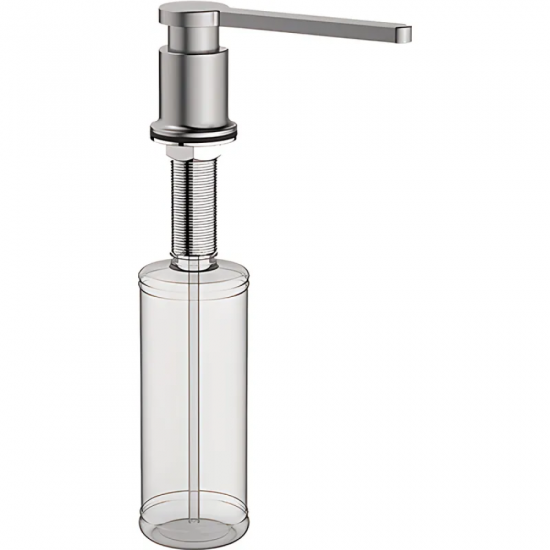 Дозатор для жидкого мыла врезной KOER SDB-03-07 цвет графит (300 мл) (KR5634)