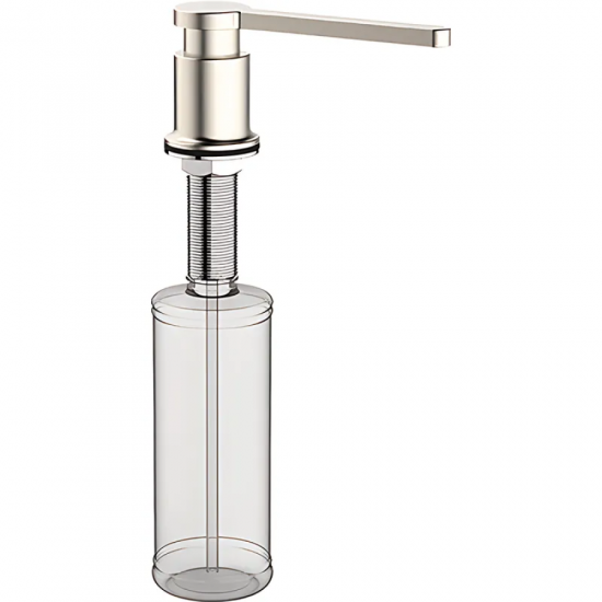 Дозатор для жидкого мыла врезной KOER SDB-03-02 цвет нерж. стали (300 мл) (KR5632)