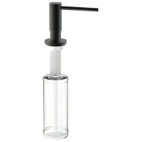 Дозатор для жидкого мыла врезной MIXXUS DIS-03.SUS BLACK из нерж.стали SUS304 цвет черный (300мл)