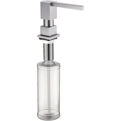 Дозатор для рідкого мила врізний KOER SDB-02-02 колір нерж.сталі (300 мл) (KR5629)