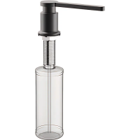 Дозатор для жидкого мыла врезной KOER SDB-03-05 цвет черный (300 мл) (KR5633)