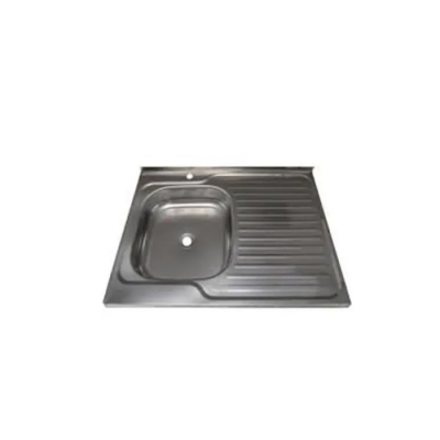 Мийка GLON 80x60 Polish ПОДВІЙНА товщина 0,8 mm накладна (GL0007)