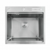 Мойка Mixxus MH5050-SK NANO-SILVER (3.0/0.8) с н.ст. со ступенькой для сушки, с подставкой под ножи (нерж.)