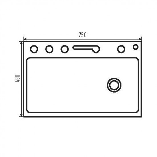Мойка Zerix ZH7548-SET-03 Nano-Black с встроенным смесителем из нерж. стали (ZM5577)