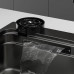 Мойка Zerix ZH7548-SET-03 Nano-Black с встроенным смесителем из нерж. стали (ZM5577)