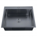 Мойка из нерж. стали ZERIX ZH6050-215 NANO-BLACK (3.0/0.8) (MX1586)