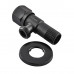 Кран для подключения сантехнических приборов Mixxus VAL-06-1/2x1/2 Black из нерж.ст.SUS304(черн.) (MI6058)