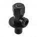 Кран для подключения сантехнических приборов Mixxus VAL-06-1/2x1/2 Black из нерж.ст.SUS304(черн.) (MI6058)