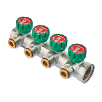 Коллектор вентильный с адаптером Koer KR.1127-4 - 1"x4 - 3/4 Ways (евроконус-плоская) (KR4948) Коллектор вентильный с адаптером Koer KR.1127-4 - 1"x4 - 3/4 Ways (евроконус-плоская) (KR4948)