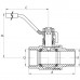 Кран шаровой Waterpro 1/2" ГШР (WP0143)